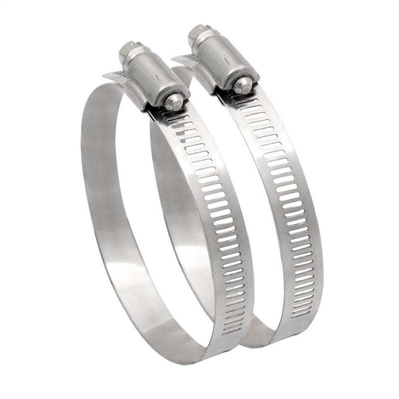 Spectre Worm Gear Hose Clamps 4 Inch - Secure Air Intake System Connections