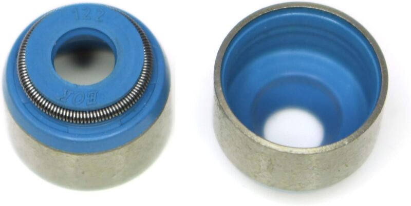 BLOX Racing Honda 5.5mm Valve Stem Seals Blue FKM - Set of 16 for Both Intake & Exhaust