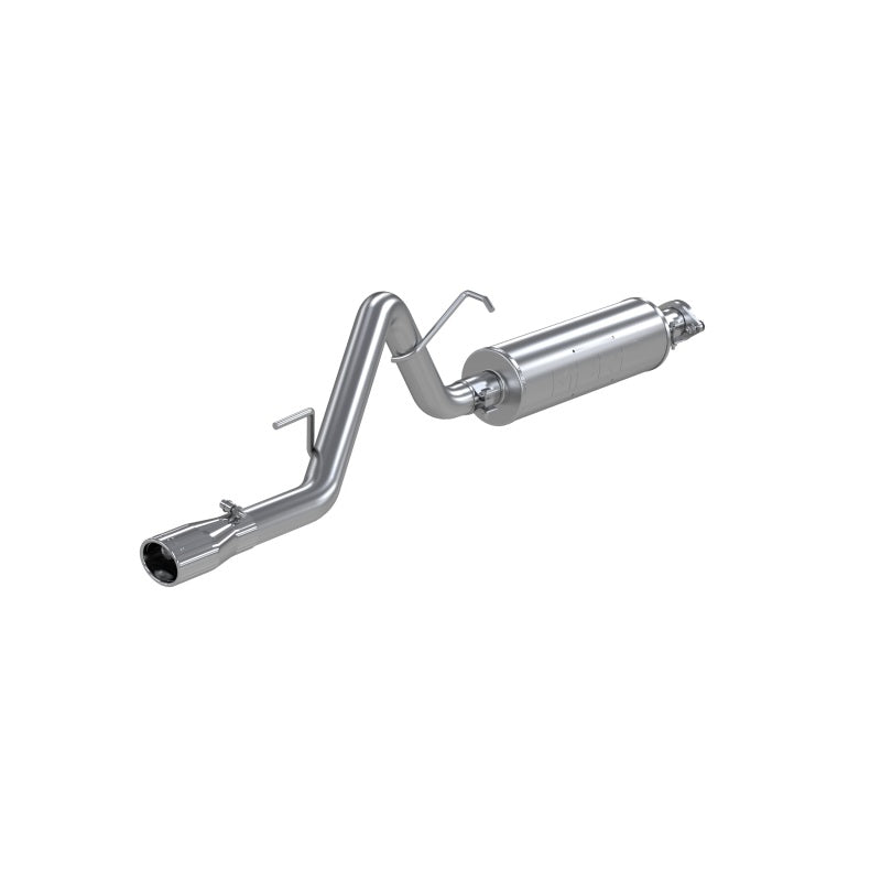 MBRP Armor Lite Series Cat Back Exhaust System for 2005-2007 Jeep Liberty - Single Side Exit, 2.5 Inch Diameter with 3.75 Inch Oval Tip