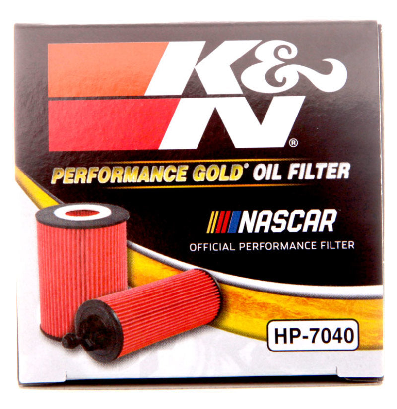K&N Engineering HP-7040 Cartridge Oil Filter for Mercedes-Benz C300, C350, and GLK350 Models