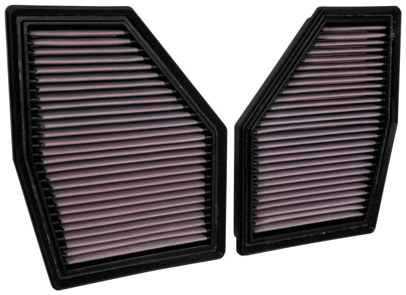 K&N Engineering 33-3155 High-Flow Reusable Air Filter for BMW 2020-2022 M550i, M850i xDrive, 750i xDrive, 2021-2022 Models