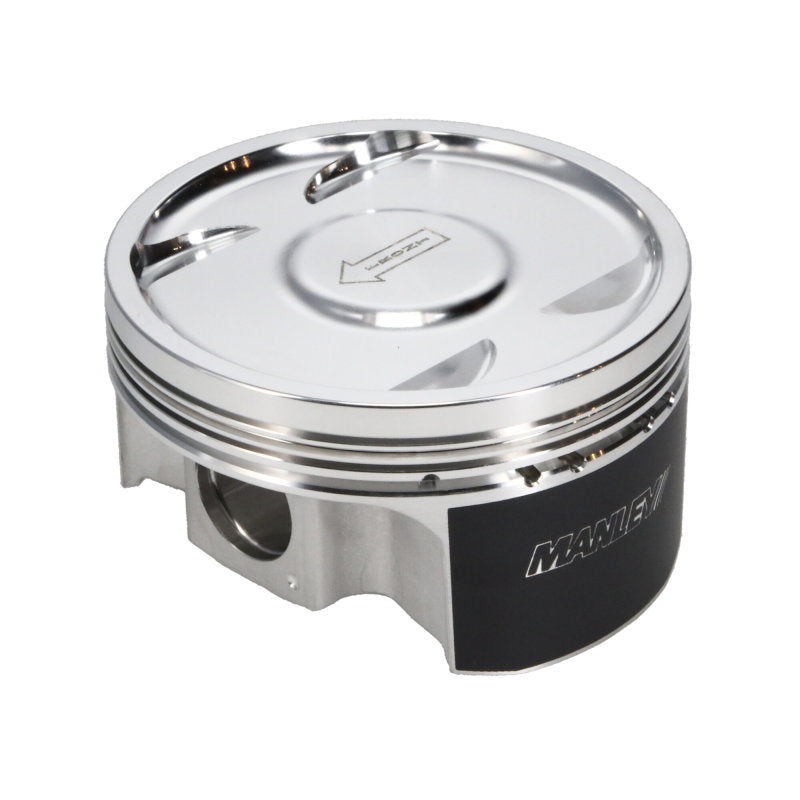 Manley Performance Platinum Series Piston Set for Subaru WRX/STi EJ257 - 75mm Bore, 100mm Compression Distance, +.50mm Size, 8.5:1 Dish