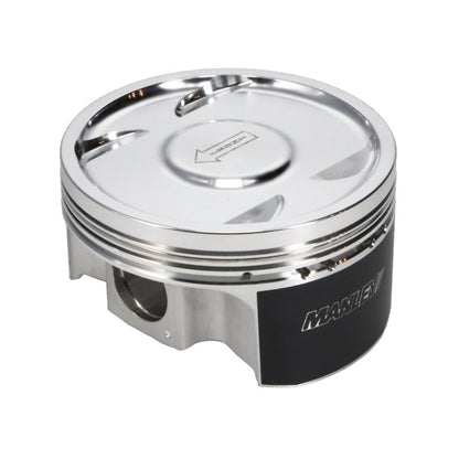 Manley Performance Platinum Series Piston Set for Subaru WRX/STi EJ257 - 75mm Bore, 100mm Compression Distance, +.50mm Size, 8.5:1 Dish