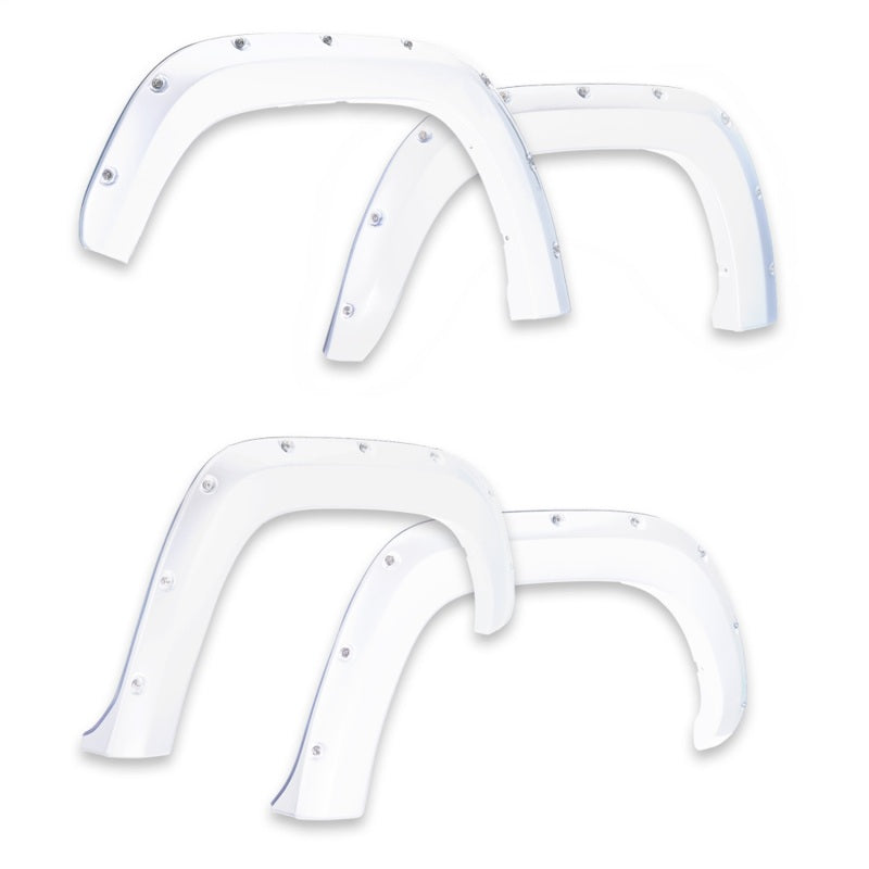 EGR 14+ Chevrolet Silverado Bolt-On Look Fender Flares – Summit White, Color Match Set