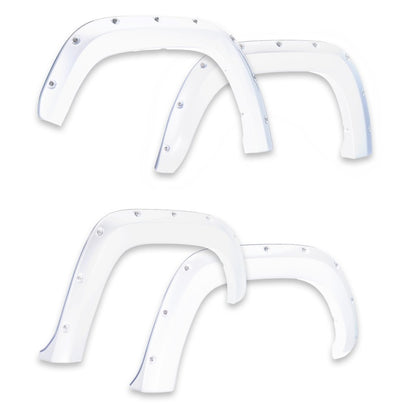 EGR 14+ Chevrolet Silverado Bolt-On Look Fender Flares – Summit White, Color Match Set