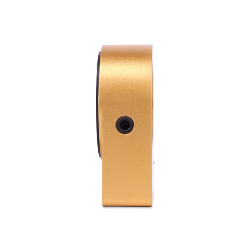 Mishimoto Thermostatic Gold M20 Oil Sandwich Plate - High-Flow Aluminum Oil Cooler Adapter with Built-In Thermostat