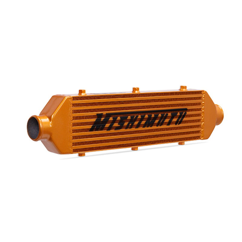 Mishimoto Universal Gold Z Line Intercooler - 28 x 8 x 3 Inches with 21 x 6 x 2.5 Inch Core for Enhanced Turbo Performance
