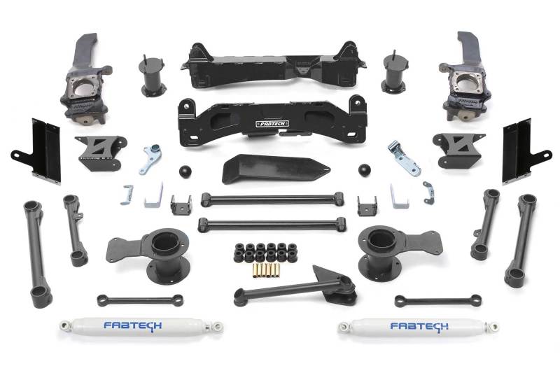 Fabtech K7066 2015-2021 Toyota 4Runner 6-Inch Basic Lift System with Performance Shocks