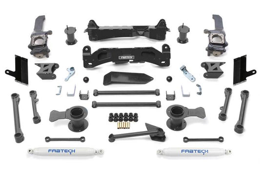 Fabtech K7066 2015-2021 Toyota 4Runner 6-Inch Basic Lift System with Performance Shocks