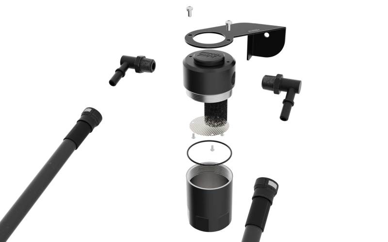 K&N Engineering 81-0804 Air Oil Separator for Chevy Silverado 1500 5.3L/6.2L, Protects Engine and Intake System