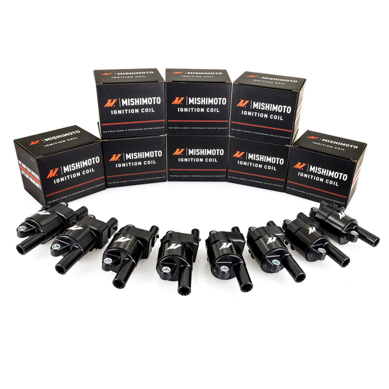 Mishimoto GM LS Round Style Engine Ignition Coil Set - Part Number MMIG-LSRD-0708