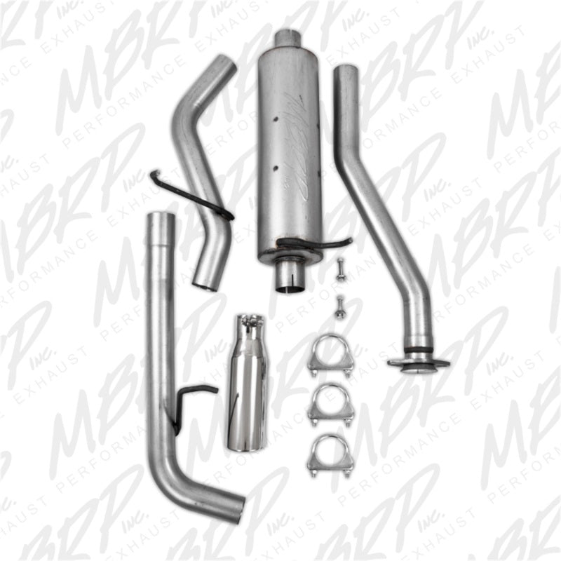 MBRP Armor Lite Series Cat Back Exhaust System for Chevrolet Colorado and GMC Canyon 2004-2005