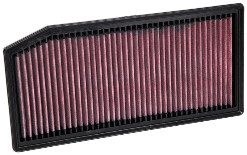K&N Engineering 33-3142 High-Flow Reusable Air Filter for Mercedes-Benz E350, GLC300, GLE350 and C300