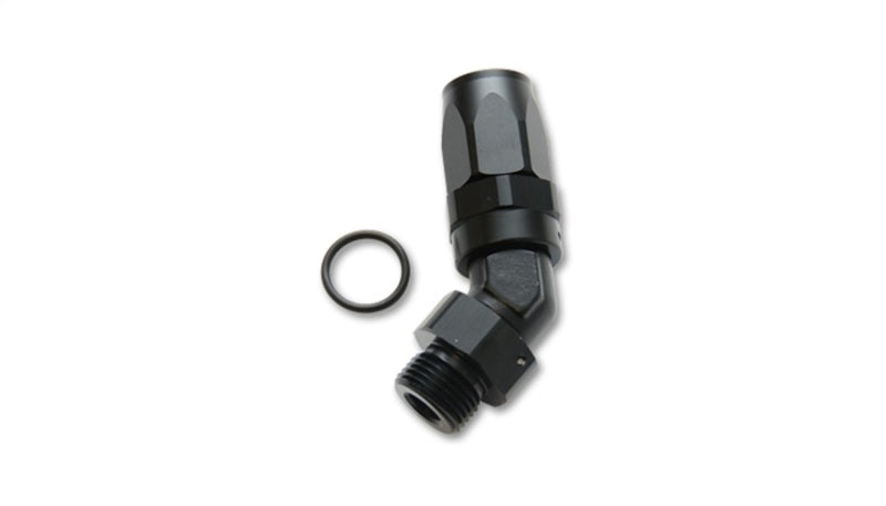 Vibrant Performance Aluminum -10AN 45 Degree Hose End Fitting - 7/8-14 Thread