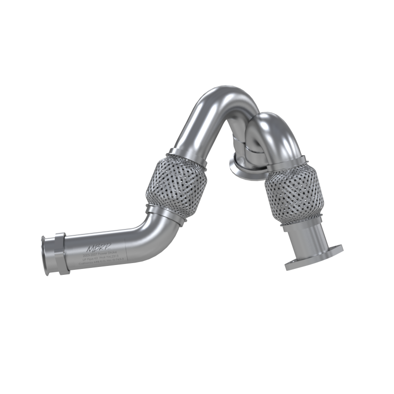MBRP Ford Powerstroke 6.0L Dual Up Pipe Kit – Performance Turbocharger Up Pipe for 2006-2007 Ford F-250 Super Duty