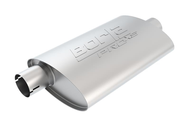 Borla PRO-XS Universal 2-Inch Offset/Center Oval Muffler Part Number 400477