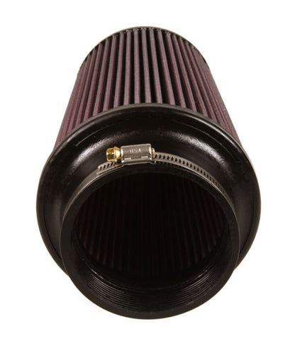 K&N Engineering Universal Rubber Air Filter 4 Inch Flanged for Automotive and Equipment Applications
