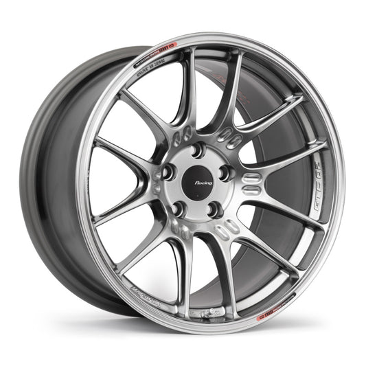 Enkei GTC02 19x9 Hyper Silver Wheel with 5x120 Bolt Pattern and +30mm Offset