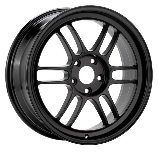 Enkei RPF1 15x7 Black Alloy Wheel with 4x100 Bolt Pattern and +35mm Offset