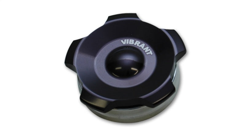 Vibrant 2 Inch OD Aluminum Weld Bung with Anodized Black Threaded Cap – Part Number 11291