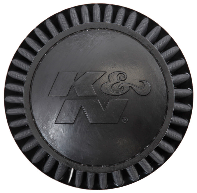 K&N Engineering RU-3102HBK Black Universal Round Tapered Air Filter – 6 Inch Flange Diameter