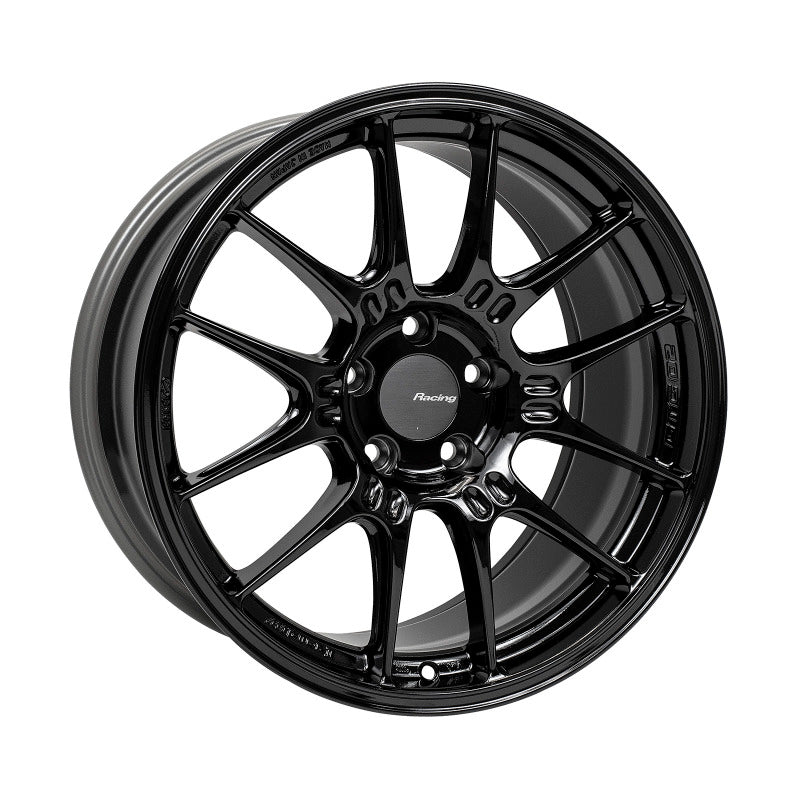 Enkei GTC02 18x9.5 Inch Gloss Black Alloy Wheel with 5x114.3 Bolt Pattern and +40mm Offset