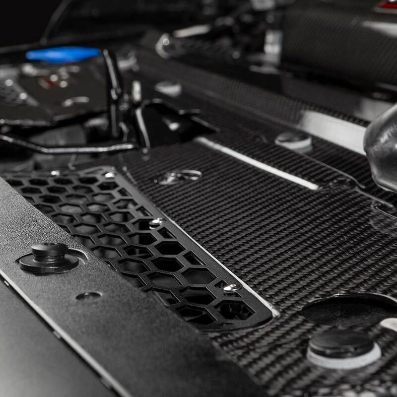 COBB Redline Carbon Fiber Radiator Shroud for Ford F-150 2021-2023 Ecoboost 3.5L & 2.7L Raptor, Tremor, Limited Models