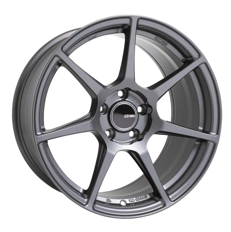 Enkei TFR 18x9.5 Inch Matte Gunmetal Wheel with 5x114.3 Bolt Pattern and +38mm Offset