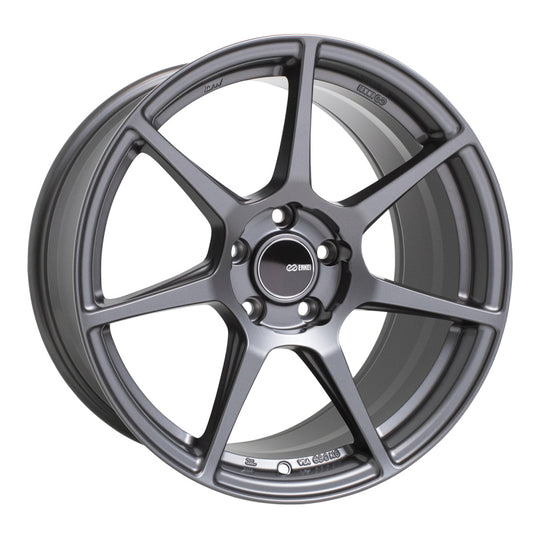 Enkei TFR 18x9.5 Inch Matte Gunmetal Wheel with 5x114.3 Bolt Pattern and +38mm Offset