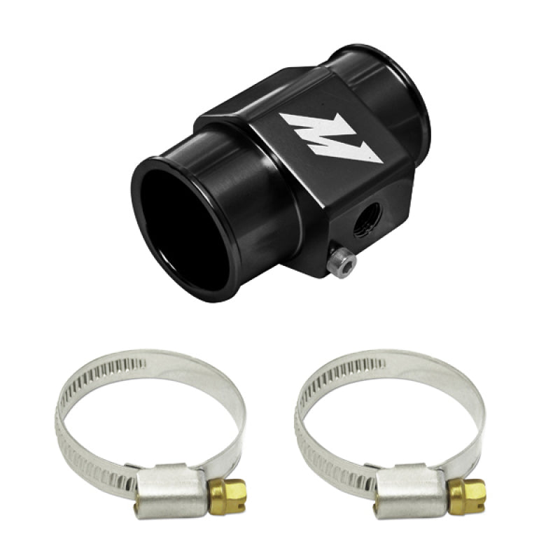 Mishimoto Water Temperature Sensor Adapter 38mm Black MMWHS-38-BK for Automotive Cooling Systems
