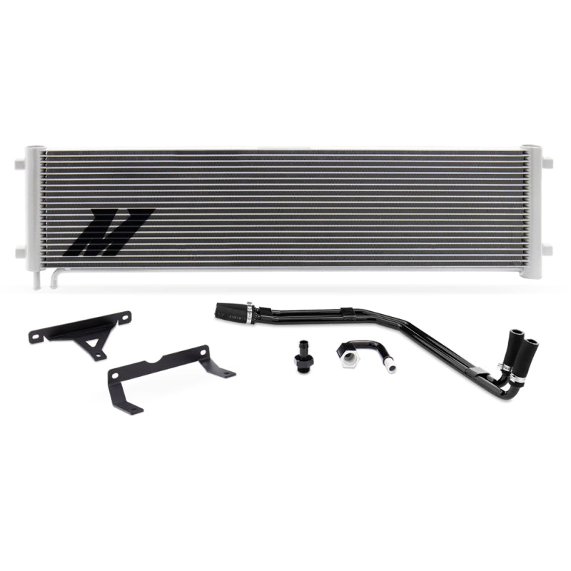 Mishimoto 17-19 Ford 6.7L Powerstroke Transmission Cooler Kit Silver with Part Number MMTC-F2D-17SL