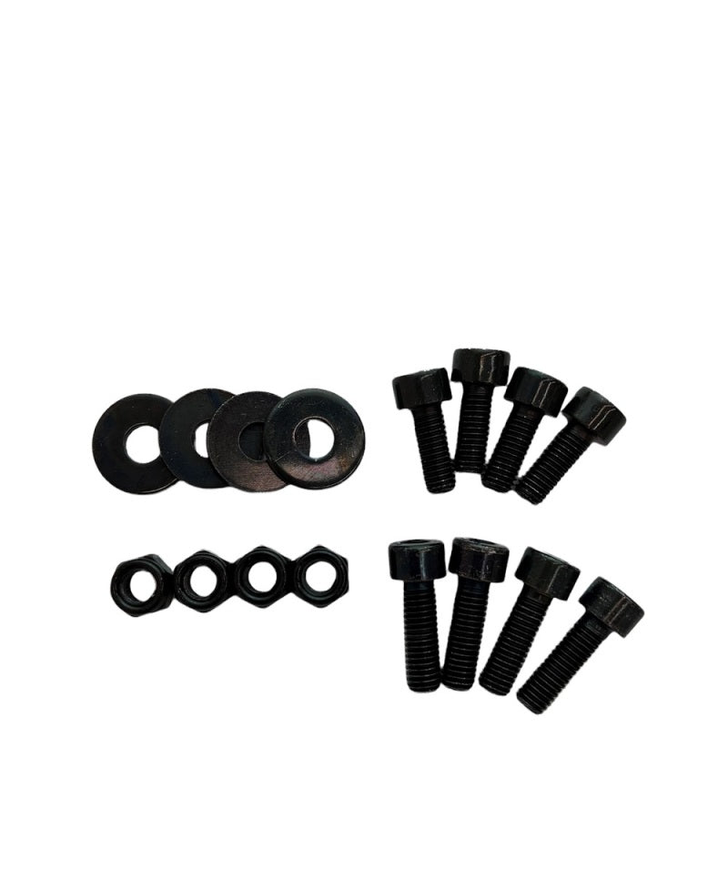 SPARCO Seat Hardware Spacer Kit Bottom Mount - Black Zinc, Part Number 50001ZN