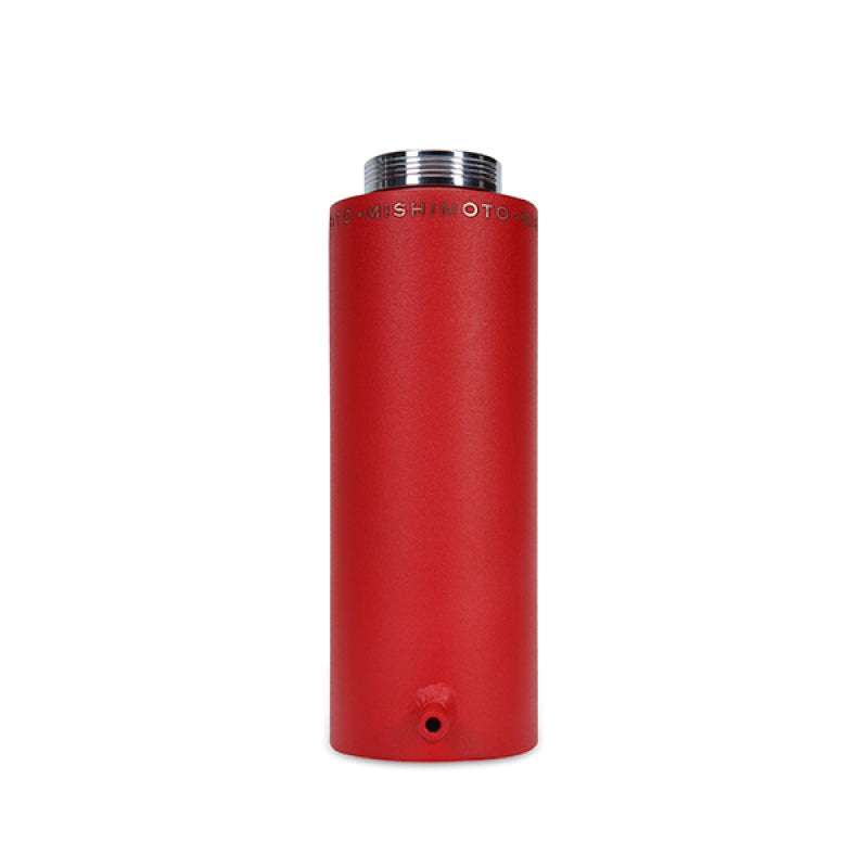 Mishimoto Aluminum Coolant Reservoir Tank for Ford F-250 Super Duty - Wrinkle Red Part MMRT-CAWRD