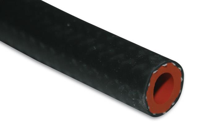 Vibrant 1-1/4 inch (32mm) Silicone Heater Hose Reinforced - Black