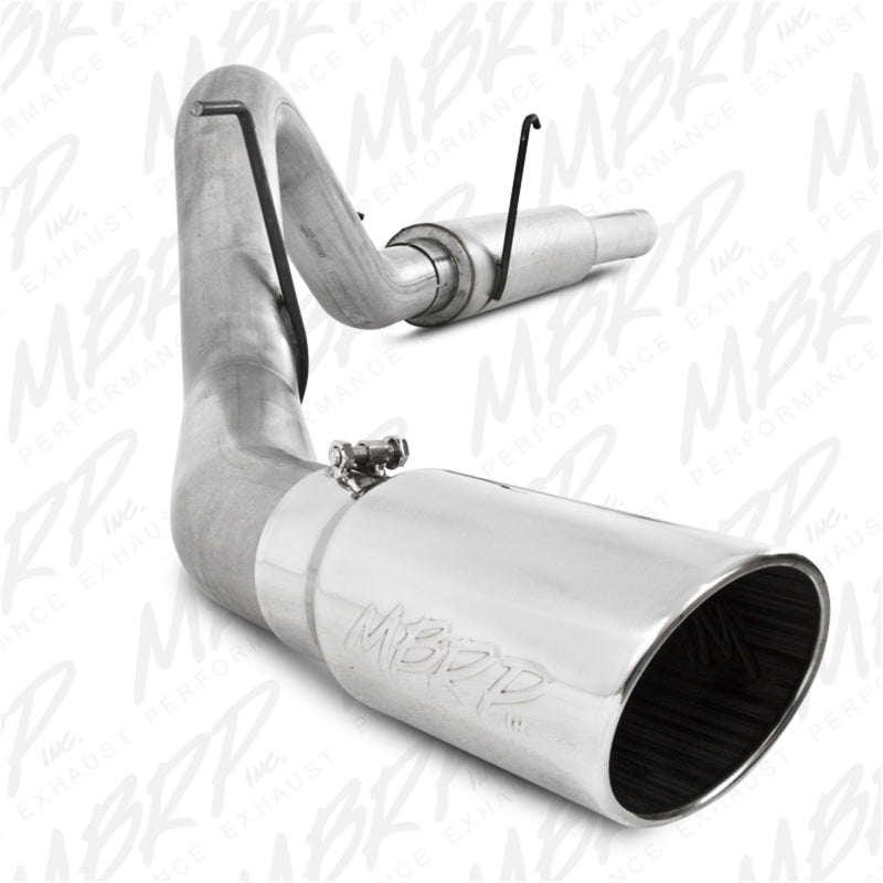 MBRP Armor Lite Series Cat Back Exhaust System for 2004-2007 Dodge Ram 2500/3500 Cummins 600/610 – Single Side Exit, 4 inch Diameter with 5 inch Tip