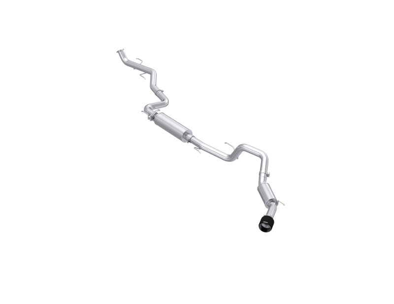 MBRP 2024 Toyota Tacoma T304 Stainless Steel 3-Inch Cat-Back Single Side Exit Exhaust with Carbon Fiber Tip