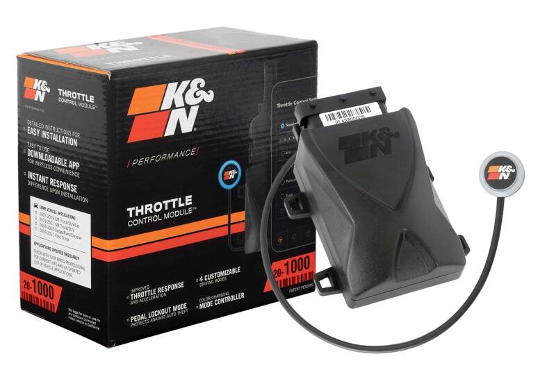 K&N Engineering Part 20-1000 Throttle Control Module for Ford, GM, Dodge Vehicles