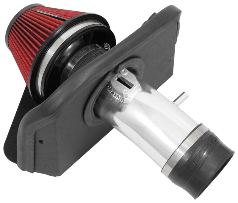 Spectre 9068 Air Intake Kit for Nissan Maxima V6-3.5L - Polished Aluminum with Red Filter