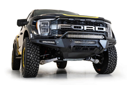 Addictive Desert Designs HoneyBadger Front Bumper with Top Hoop for Ford Raptor 2021-2023