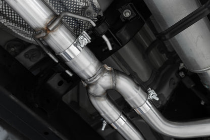 MBRP Armor Lite Series 2022-2023 Toyota Tundra 3.5L Dual Cat-Back Exhaust System with 4-Inch Single Side Exit Rolled Tip