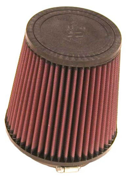 K&N Engineering Universal Rubber Round Tapered Air Filter – 4.5 inch Flange, 5.875 inch Base, 4.5 inch Top, 6 inch Height