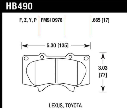 Hawk HPS Street Brake Pads
