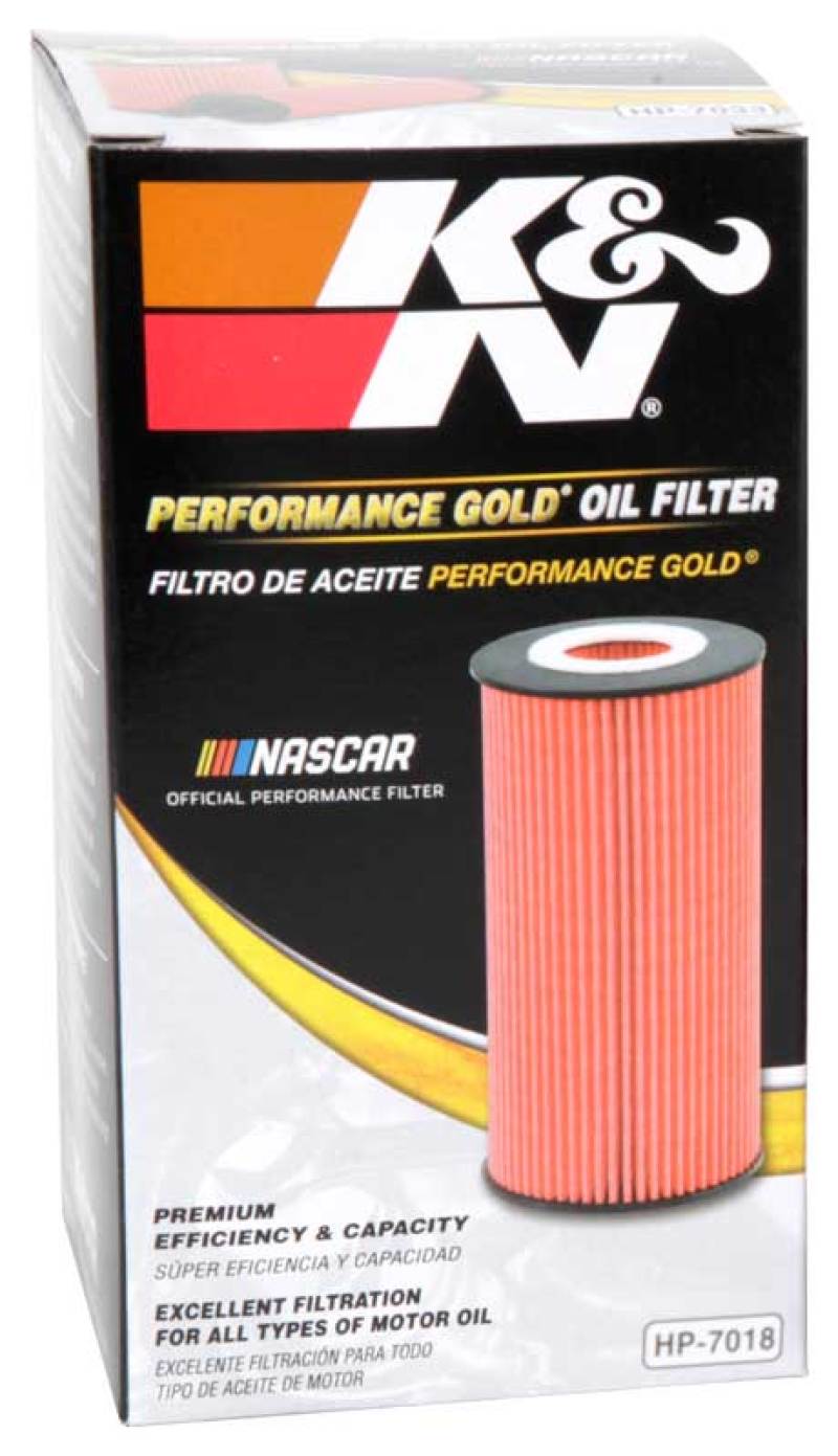 K&N Engineering HP-7018 Cartridge Oil Filter for Ford, Toyota, Lexus Vehicles