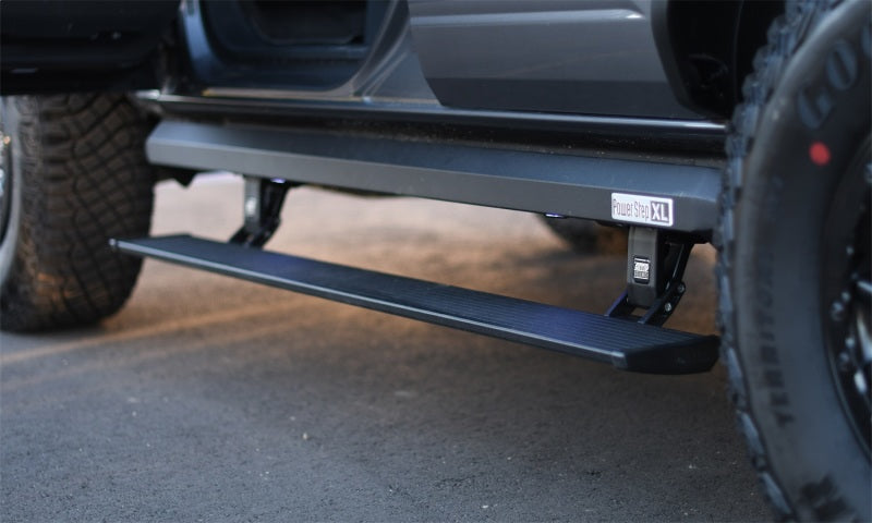 AMP Research PowerStep XL Electric Running Board for 2021-2023 Ford Bronco 4-Door, Black