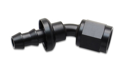 Vibrant Push-On 30 Degree Hose End Elbow Fitting -10AN | Durable Aluminum for Automotive Applications