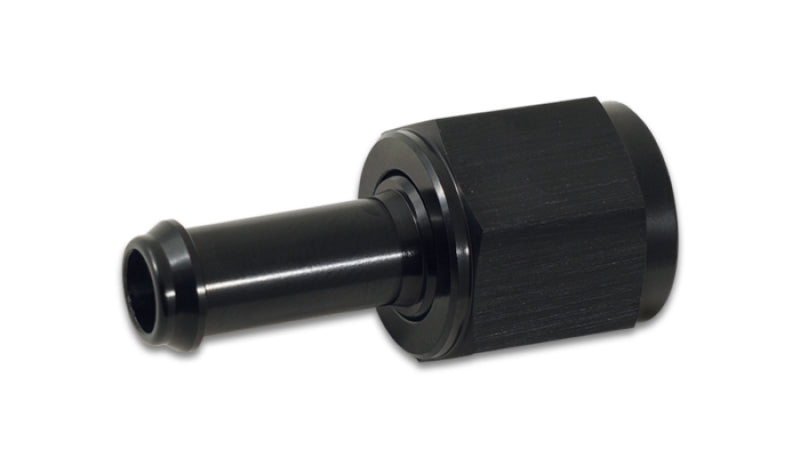 Vibrant Female -8AN to 3/8 Inch Hose Barb Straight Aluminum Adapter Fitting (Part #11217)