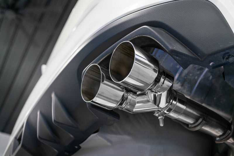 MBRP Armor Pro Series Dual Split Rear Exit Exhaust System for Subaru WRX & STI – T304 Stainless Steel with Carbon Fiber Tips