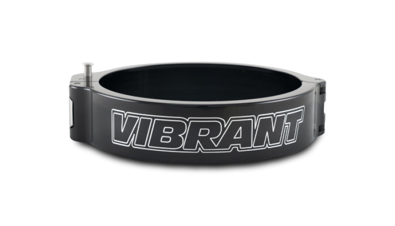 Vibrant 4-inch OD Aluminum HD Clamp - Anodized Black, Part #32538