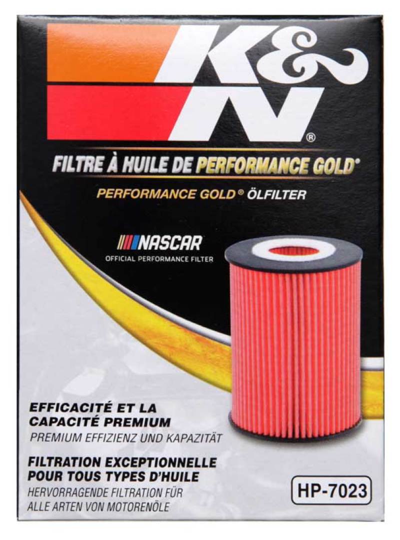 K&N Engineering HP-7023 Performance Oil Filter for Toyota and Lexus Vehicles