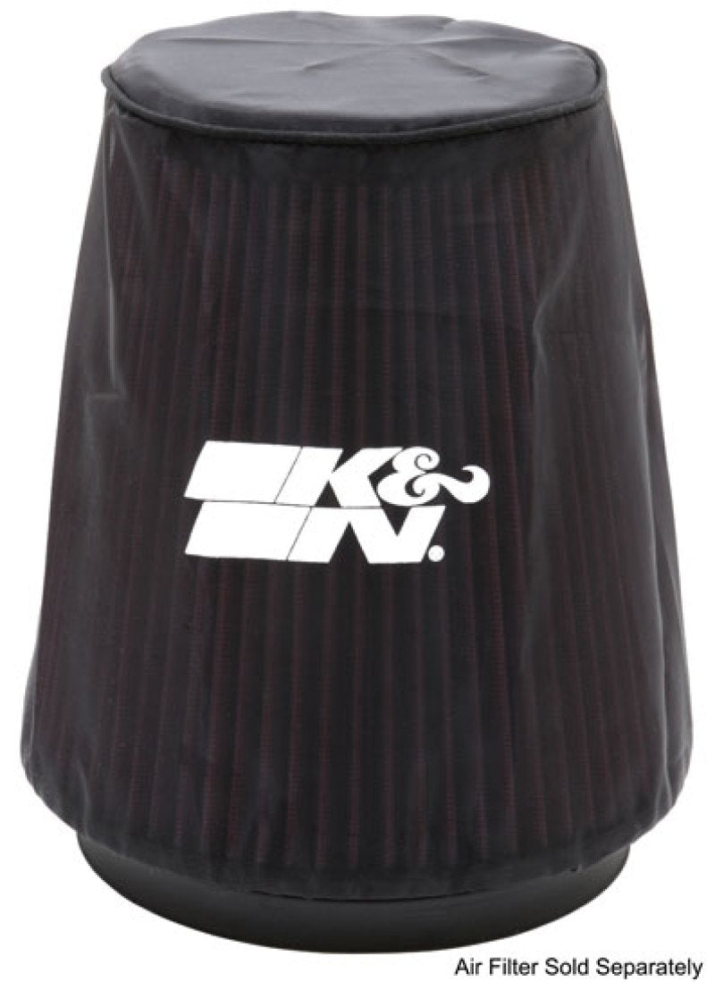 K&N Engineering Part 22-8038DK Universal P Dry Charger Round Tapered Air Filter Wrap in Black